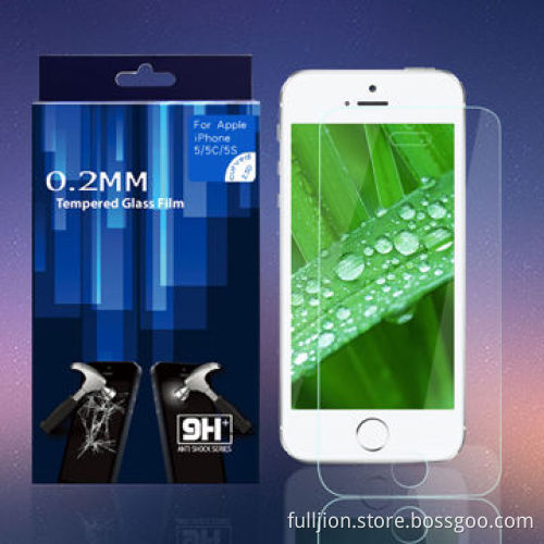 Cellphone tempered-glass screen protector with design